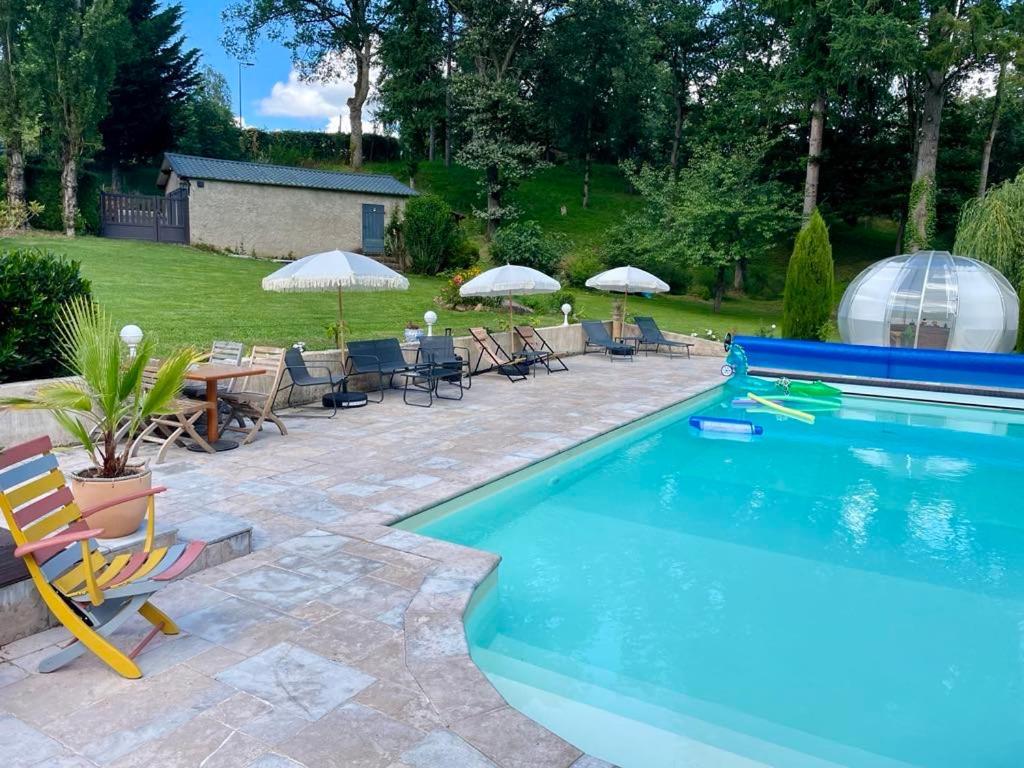 Le Moulin De La Vernoelle Premilhat Exteriör bild